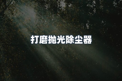 打磨抛光除尘器